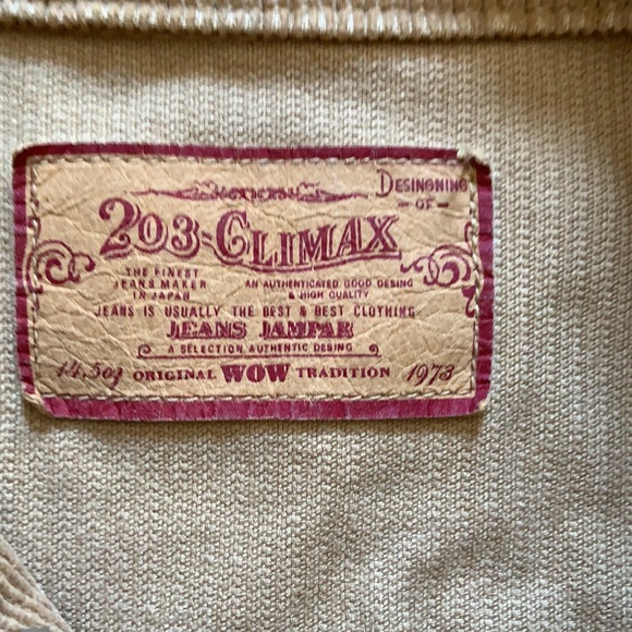 203 CLIMAX CORDUROY JACKET. JAPANESE BRAND. - Picture 9 of 12